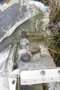 Flugzeugwrack bei Berlin