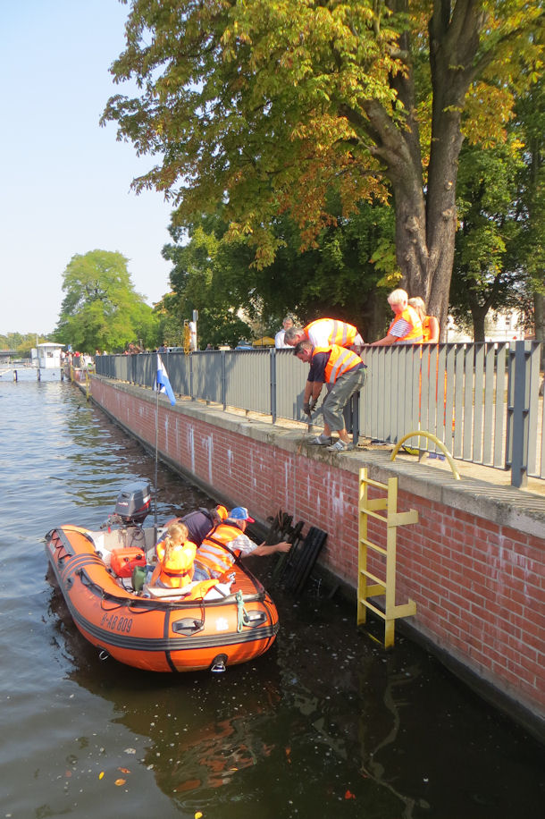 Umwelttauchen am Luisenhain in K�penick