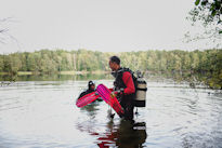 Tauchen in den Tonteichen K�rbiskrug