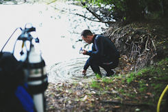 Tauchen in den Tonteichen K�rbiskrug