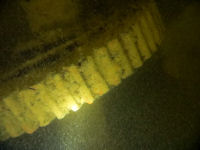 Flugzeugwrack im Mohriner See