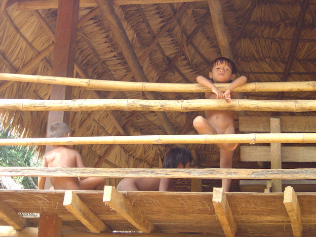Embera Indianer in Panama